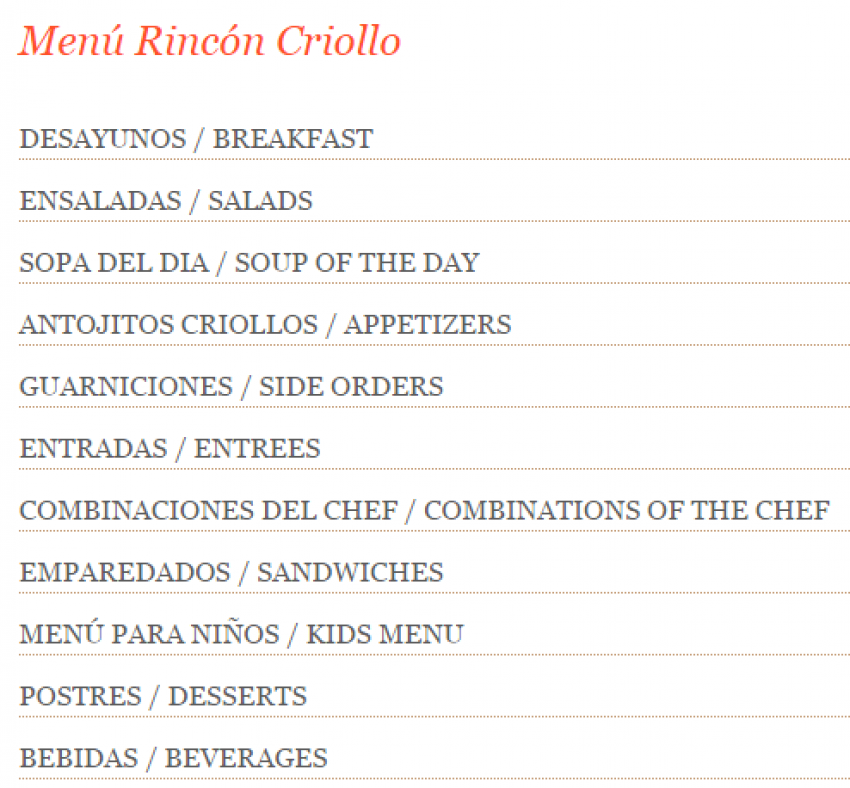 Foto Rincon Criollo Cuban Cuisine de Restaurantes Cubanos en Houston TX - Galería de ListasLocales.com