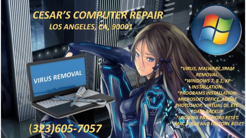 Foto CESAR'S COMPUTER REPAIR de Servicios de Reparación de Computadoras en Los Angeles CA - Galería de ListasLocales.com