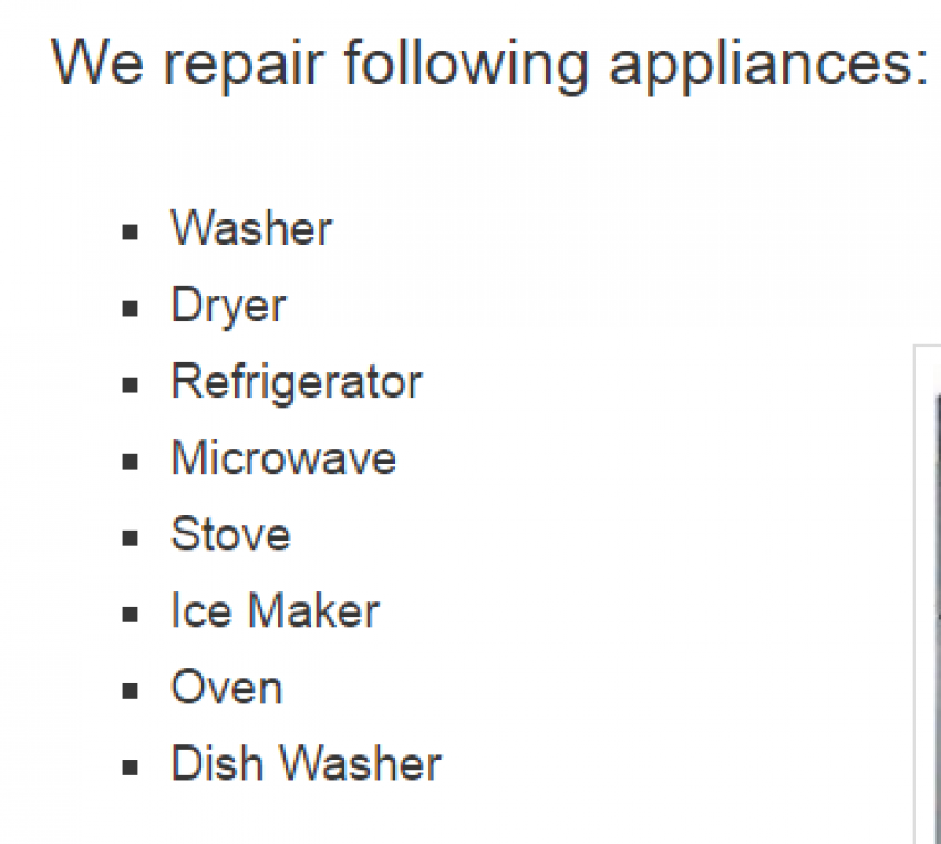 Foto Austin Appliance Repair de Servicios de Reparación de Electrodomésticos en Austin TX - Galería de ListasLocales.com