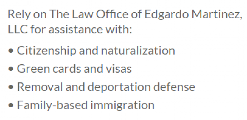 Image Law Office Edgardo Martinez the Immigration Attorneys in Lakeland FL - Gallery of ListasLocales.com