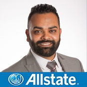 Patel Insurance Agency: Allstate Insurance Logo
