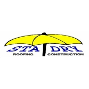 STA-DRY Roofing  Construction Logo