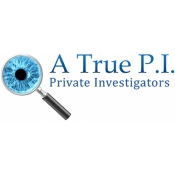 A True P.I. Private Investigator Logo