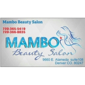 Mambo beauty salon Logo