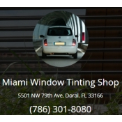 Miami Window Tinting Shop Logo