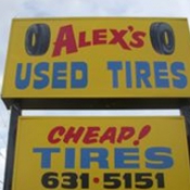 Alex's Used Tires Logo