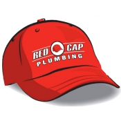 Red Cap Plumbing Logo