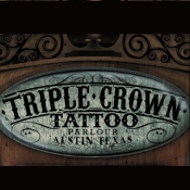 Triple Crown Tattoo Logo