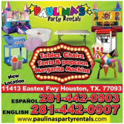 Paulinas Party Rentals Logo