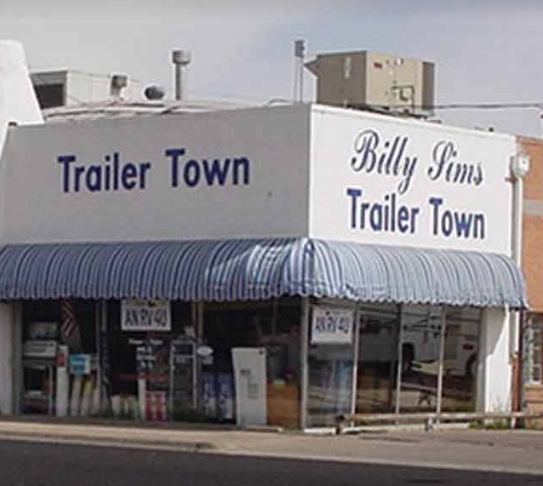 Billy Sims Trailer Town Logo