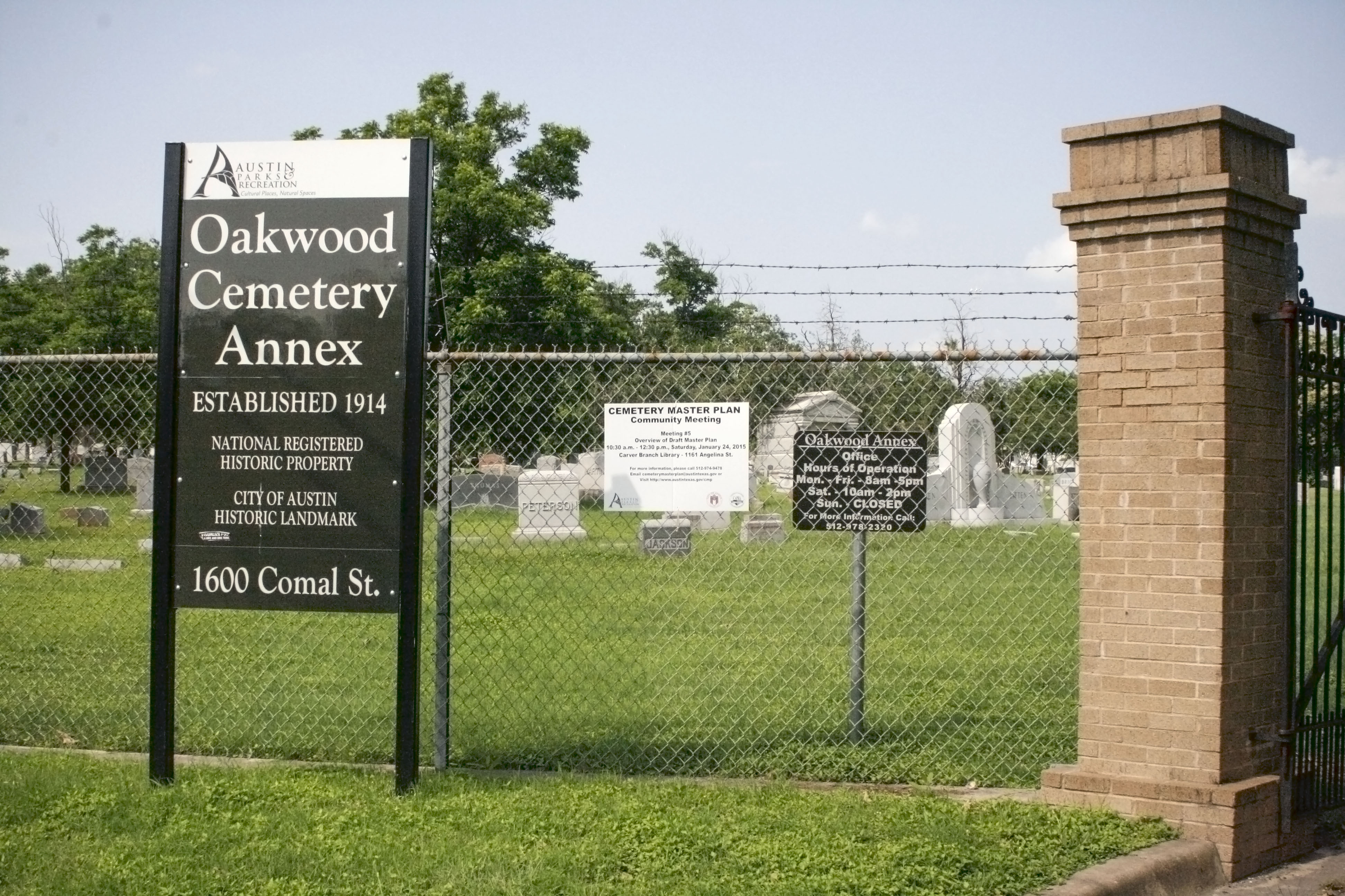 Oakwood Annex Cemetery Logo