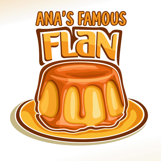 Ana's Famous Flan Logo