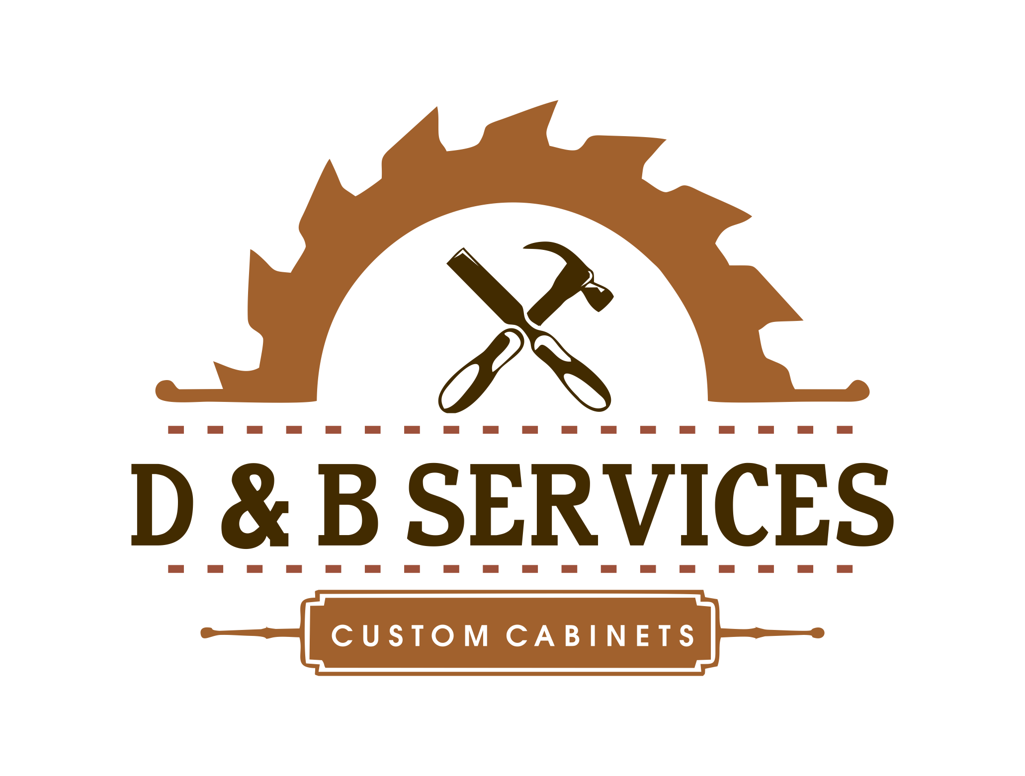 D&B Services Custom Cabinets Logo