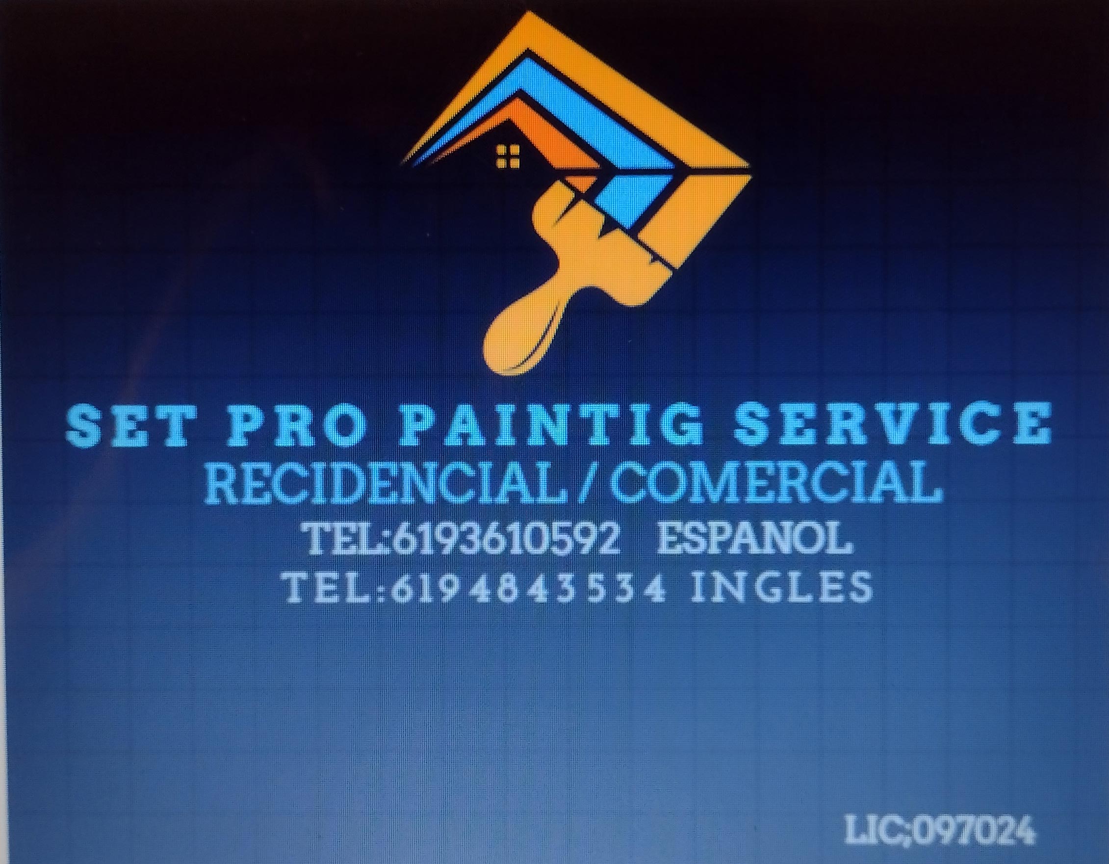 Set pro painting services Logo